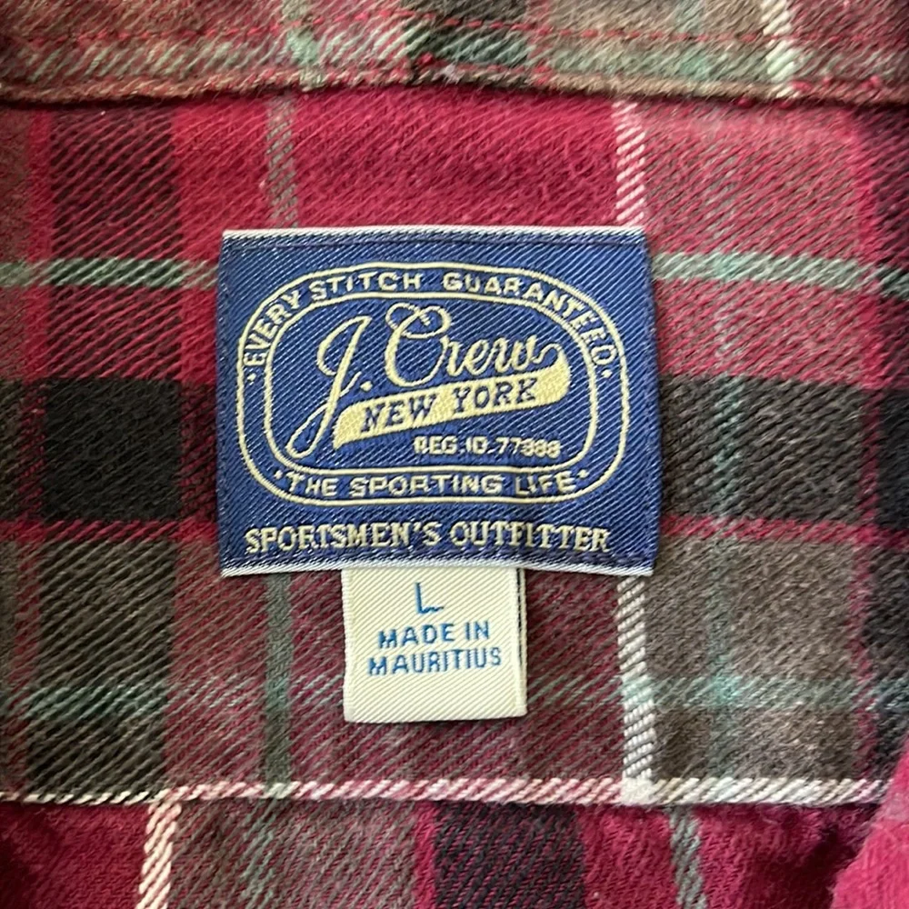 J. Crew flannel shirt